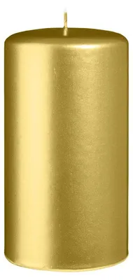 Produktbild von Stumpenkerzen Italiengold 150 x Ø 80 mm, 6 Stück