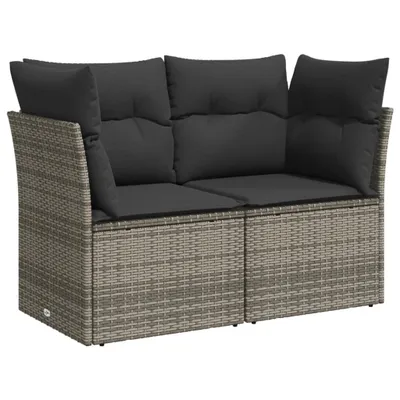 Zdjęcie produktu dla VidaXL 366137, 2 siedz., Ciemny Szary, 110 kg, 1240 mm, 620 mm, 690 mm