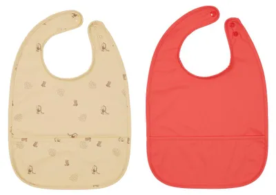 Image de OYOY MINI Bavoirs L37 x W27 x H0.2 rouge