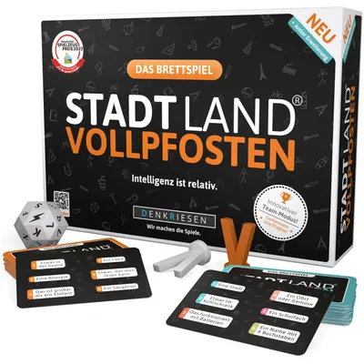 Obrázok produktu pre D & R Denkriesen DENKRIESEN - STADT LAND VOLLPFOSTEN® Stolová hra + Junior rozšírenie SL4040