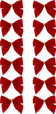 Produktbild von Oblique Unique Geschenkschleifen Deko Schleifen für Geschenke Tüten Zuckertüte Weihnachten Geschenkdeko - rot