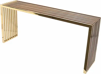 Obrázek produktu pro Casa Padrino kovová konzola zlatá 160 cm - kovový nábytek