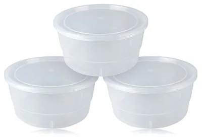 Imagen del producto de Solidchoice - Juego de 3 ollas con tapa, 22 cm