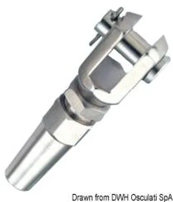 Immagine prodotto di Terminale a forcella, acciaio inox Ø 5 mm, 1 pezzo