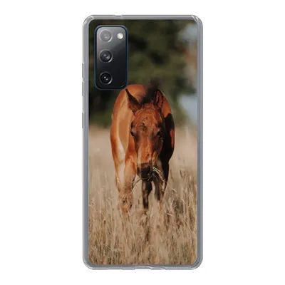 Produktbild von MuchoWow® Handyhülle Schutzhülle Hülle für Samsung Galaxy S20 FE Pferd - Sonne - Landschaft Silikon Softcase Handy Hülle - Abdeckung