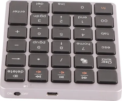 Obrázek produktu pro Bluetooth 3.0 Bezdrátová mechanická numerická klávesnice Notebook Příslušenství pro stolní počítače