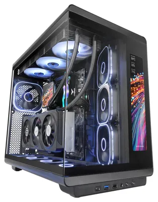 Image de Mars Gaming MCREVMAX, tour moyenne, noir, ATX, micro ATX, Mini-ITX, 278 mm, 423 mm, 443 mm