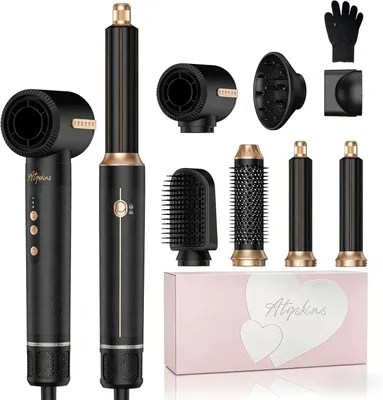 Produktbild von 7 in 1 Air Styler, 110000 U/Min mit Diffusor, 1400W, Rundbürstenföhn, Aiflow Lockenstab, Glätteisen | Styling, Volumisieren,Locken und Glätte