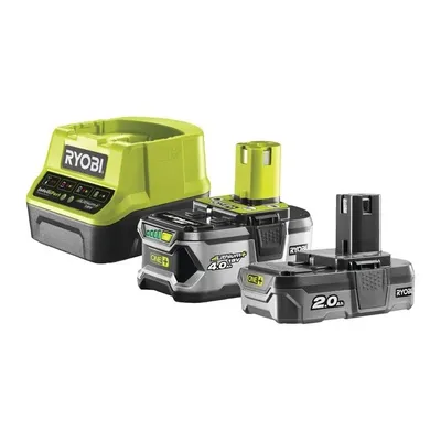 Produktbild von Ryobi RC18120-242 Batterie-Kit-Ladegerät 18V ONE+ (2,0 + 4,0) Ah