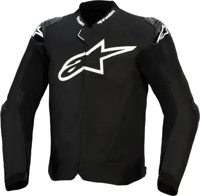 Image de Veste de moto en textile perforée Alpinestars T-GP Air, noire, taille L