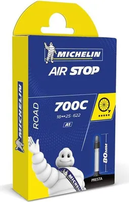 Produktbild von MICHELIN 804152, Presta-Ventil, 700c, 25 - 32 mm, Schwarz, 55 mm, 75 mm