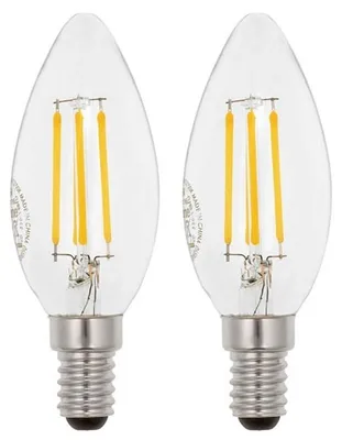 Produktbild von VITO E14 LED Filamentlampe C35 6W 724lm 2700K 240V 35mm 2 Stück