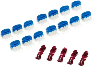 Produktbild von 15 Kabel Verbinder + 5 Anschlussklemmen kompatibel für Gardena ® Mähroboter (Original von 3M)