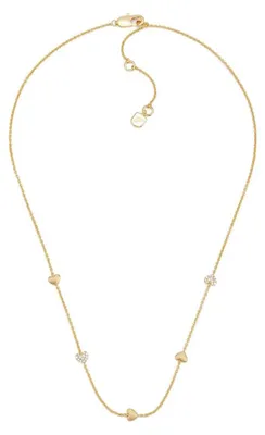 Produktbild von Fossil Sutton Damen goldfarben Messing Halskette, JA7298710