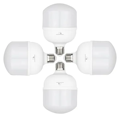 Produktbild von 4x Maclean LED-Lampe, E27, 48W, 220-240V AC, kaltweiß, 6500K, 5040lm, MCE304 CW