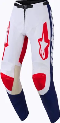 Obrázek produktu pro Kalhoty Alpinestars Racer Riway Motocross, bílé/modré/červené, 28