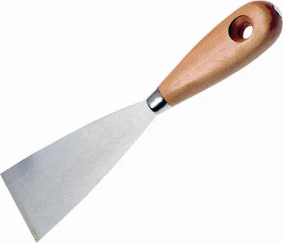 Image de Ironside 383-12040IS Spatule de peintre 40 mm avec manche en bois, gris/naturel