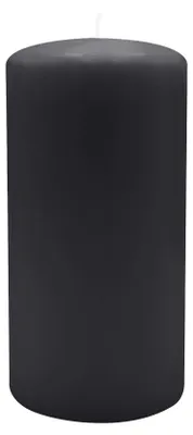 Produktbild von Stumpenkerzen 150 x Ø 90 mm, Schwarz, 2 Stück