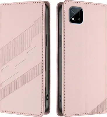 Produktbild von Hülle für Realme C20/Realme C21/Realme C11 2021, Kunstleder Brieftaschen Handyhülle mit Kartenfach und Standfunktion Pink