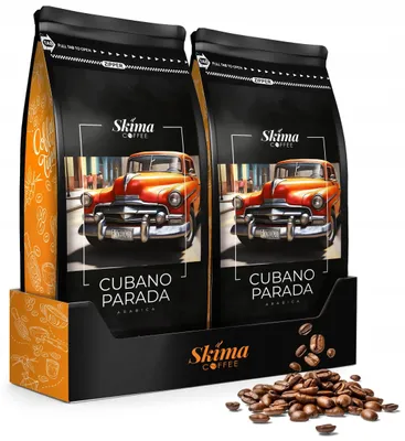 Produktbild von Kaffeebohnen 2 x 1 kg CUBANO PARADA 100 % Arabica frisch geröstet für Vollautomaten