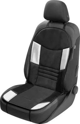 Immagine prodotto di WALSER cuscino sedile auto Hunt, cuscino sedile auto, protezione universale sedile auto, cuscino sedile auto sedili anteriori, cuscinetto sedile auto nero