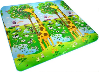 Obrázok produktu pre KIK Hracia termo podložka pre deti 180 x 200 cm - ZOO
