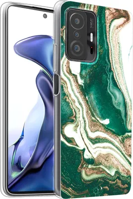 Produktbild von Hülle für Xiaomi Mi 11T / 11T Pro Schutzhülle Marmor Motiv Handy Case Silikon Slim Cover