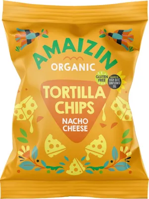 Produktbild von Amaizin Bio Tortilla Chip Nachokäse 10x150 g