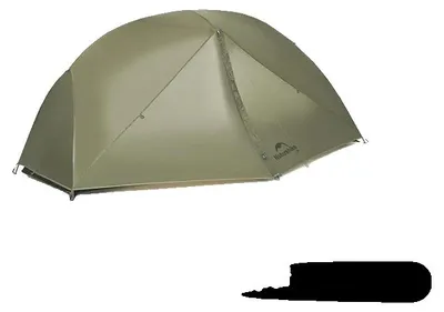 Obrázok produktu pre Stan na kemping, ľahký, nepremokavý, zelený, pre 1 osobu