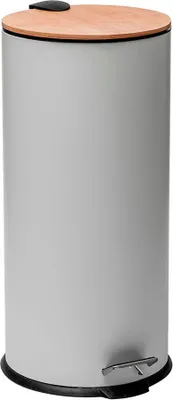Produktbild von Mülleimer NATUREO, 30 L, Metall, weiß