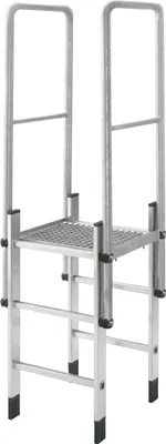 Produktbild von Hailo Überstiege 750mm Tiefe aus Stahl feuerverzinkt für Stahlleitern
