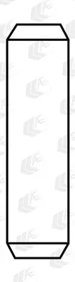 Immagine prodotto di Guida valvola AE, guida stelo valvola VAG96427 per HYUNDAI ix35 (LM, EL, ELH) 44 mm, ghisa grigia, 5,5 mm, 11,05 mm
