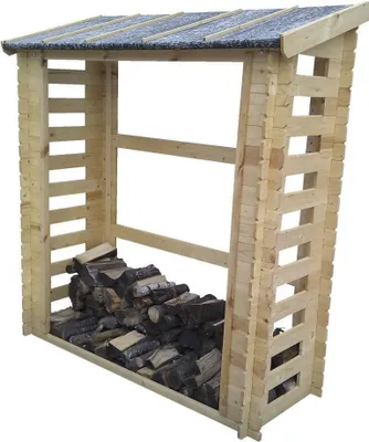 Produktbild von Kaminholz-Unterstand Roma - 1,80 x 0,70 Meter