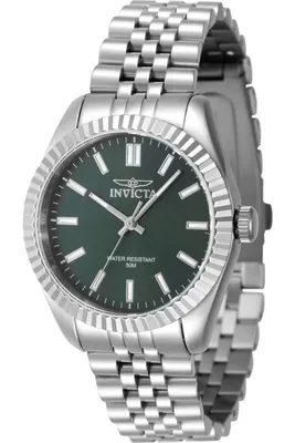 Produktbild von Invicta Specialty 47496 Damen Uhr - Quartz Bewegung - Edelstahl mit grünem Zifferblatt - 36 mm