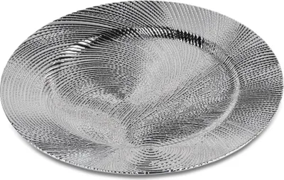Produktbild von Deko Platzteller WAVE silber D. 33cm Formano W24