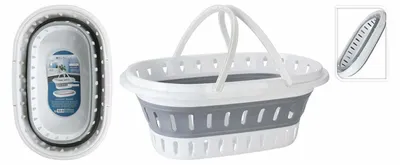 Image de Panier Linge Pliable Gain De Place, Grande Capacité - Bathroom Solutions