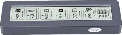 Obrázek produktu pro SSD kryt s displejem 10Gbps USB 3.2 Gen 2 Type C kryt pevného disku pro SSD 2280