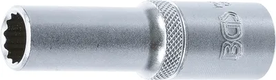 Immagine prodotto di BGS Chiave a bussola a dodici unità quadrate a trasmissione profonda 12,5 mm (1/2") SW 12 mm - 10662