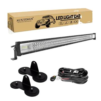 Image de Barre à LED tout-terrain, 675W haute luminosité, IP67 étanche, 52 pouces, 67500Lumen