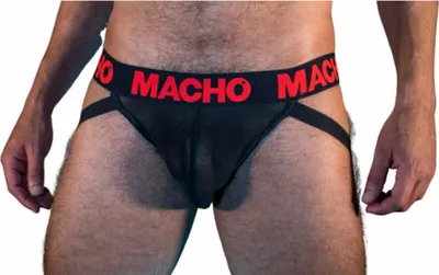 Obrázek produktu pro Macho - Mx26X2 Suspenzor Schwarz/Rot L