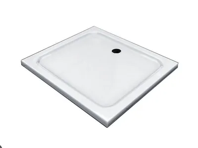 Produktbild von Glaszentrum Hagen Acryla 100x90x5 cm Duschtasse Rechteck + Siphon