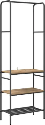 Immagine prodotto di vidaXL Appendiabiti in rovere artigianale 60 x 30 x 171 cm Materiale a base di legno