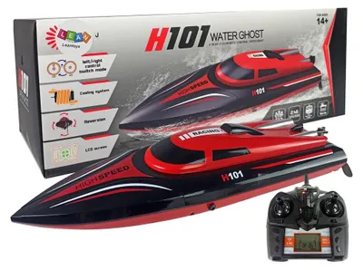 Zdjęcie produktu dla Zdalnie sterowana motorówka R/C H101 czerwona 1:48 2.4G 35 km/h (Zabawki - Pojazdy zdalnie sterowane)