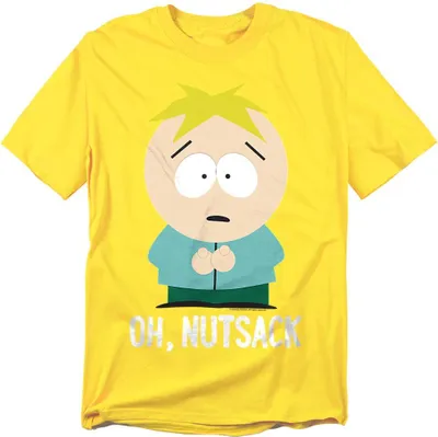 Image de South Park - "Oh Nutsack" T-shirt unie homme/femme TV20697 (S) (Jaune)