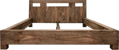 Immagine prodotto di MASSIVMOEBEL24 | NATURE GREY #202 Letto matrimoniale in legno di sheesham - oliato / grigio 180x200