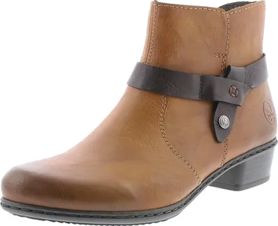 Produktbild von Rieker Damen Stiefeletten Blockabsatz Y0774-24, Größe:38 EU, Farbe:Braun