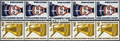 Produktbild von Briefmarken Berlin (West) 1989 Mi 831R-832R Fünferstreifen (kompl.Ausg.) postfrisch Sehenswürdigkeiten