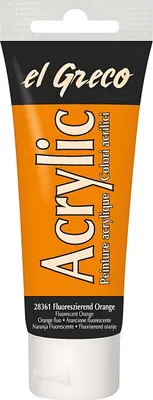 Zdjęcie produktu dla KREUL 28361 KREUL el Greco Acrylfarbe neonorange 75,0 ml
