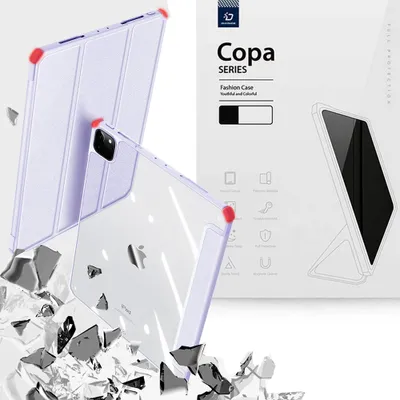 Obrázek produktu pro Dux Ducis Copa Case Pro Ipad Pro 12,9'' 2021 / 2020 / 2018 Smart Cover Se Stojánkem Fialový