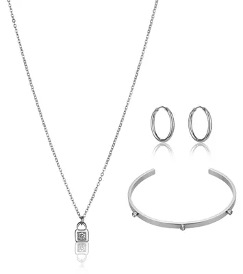 Produktbild von Halsketten-Geschenkset Vetrailia Silber MS011S